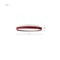 Nuvo Bandon, 20 Inch LED Flush Mount, Gray with Red Wrap, Acrylic Lens 62/3012 - alternate 3